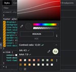 browser contrast ratio tool